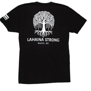 Lahaina Strong Black Tee